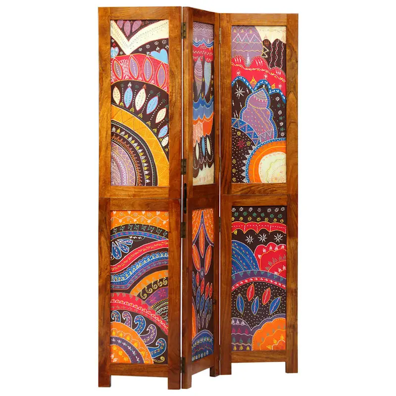 Separador de habitaciones Marrón miel 105 x 1,5 x 160 cm