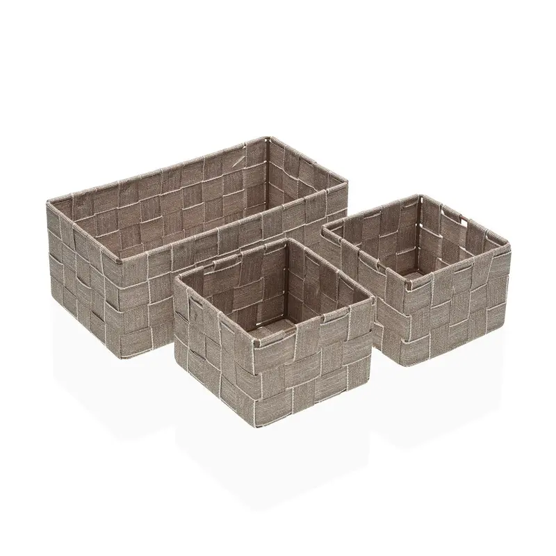 SET 3 CESTAS BEIGE