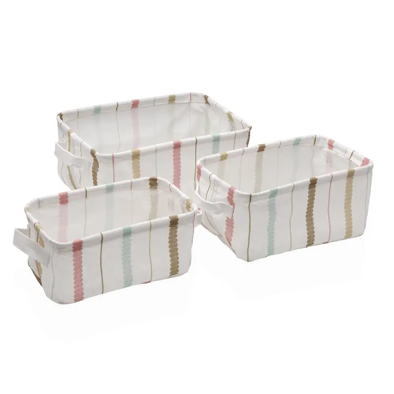 SET 3 CESTAS RECTANGULAR FLINT