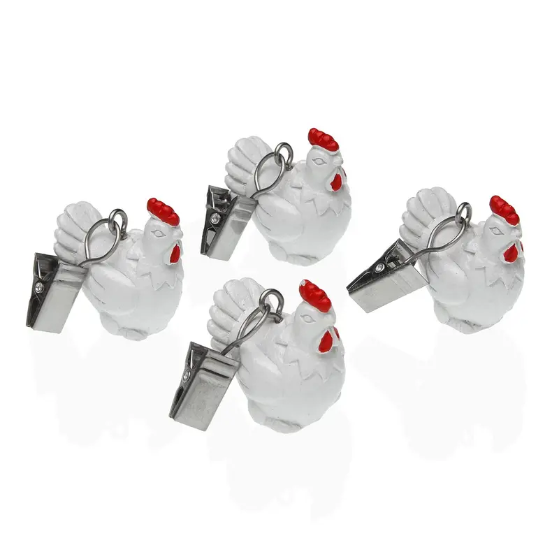 SET 4 PESOS MANTEL GALLINAS