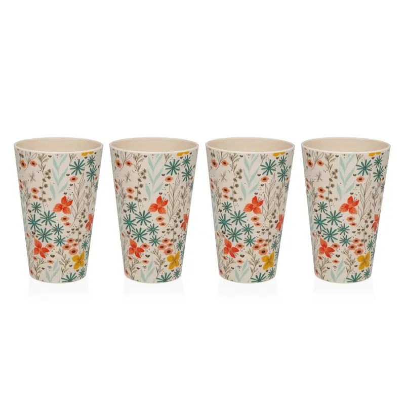 SET 4 VASOS FIORELLA