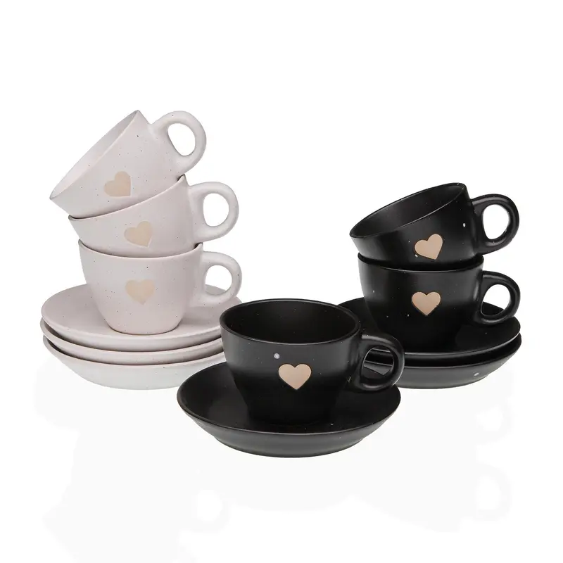 SET 6 TAZAS CAFE CON PLATO ELLIS