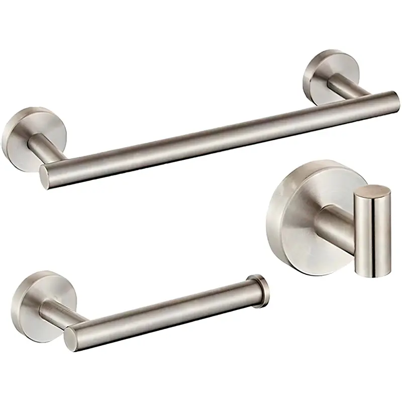 Set de Baño Valaz en Acero Inoxidable SUS304