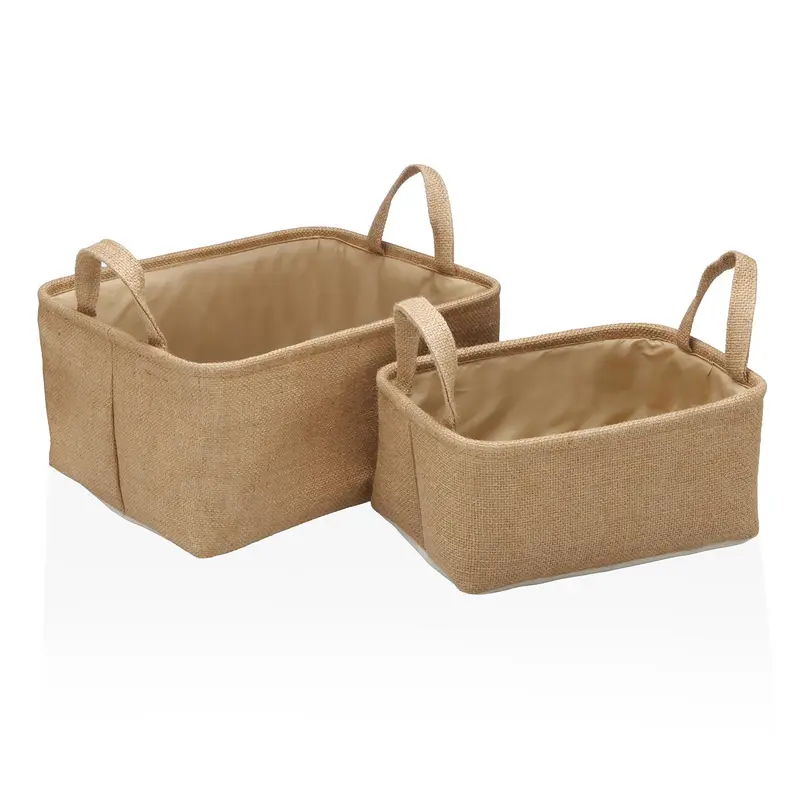 SET DOS CESTAS JUTE