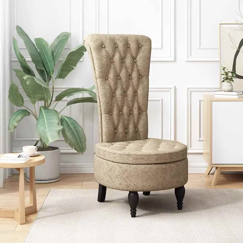 Silla de estilo zueco Gris Claro 56,5 x 70 x 110 cm