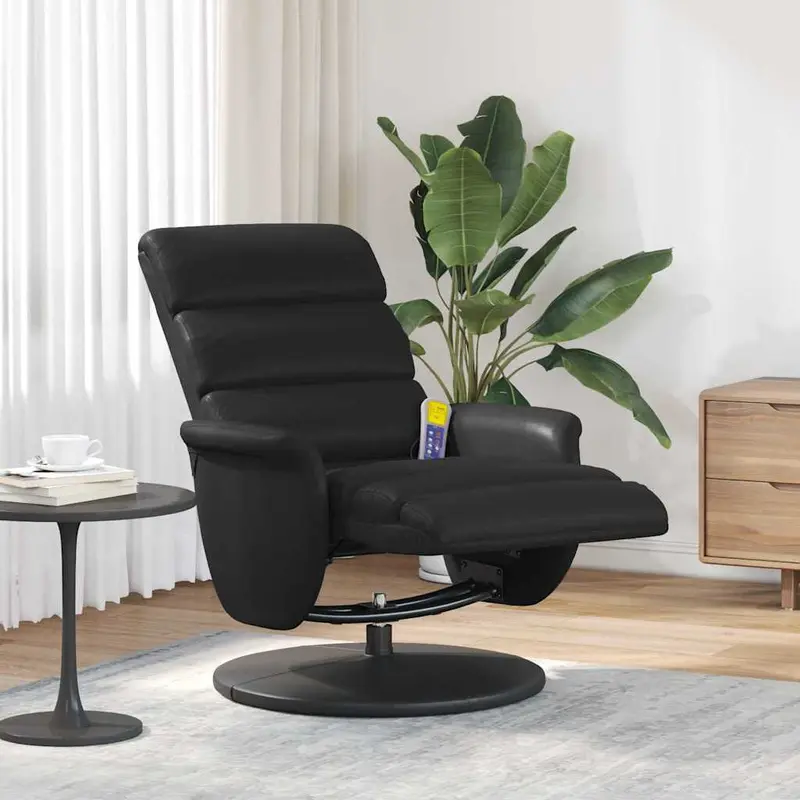 Silla de masajes reclinable Negro 71 x 98 x 106 cm