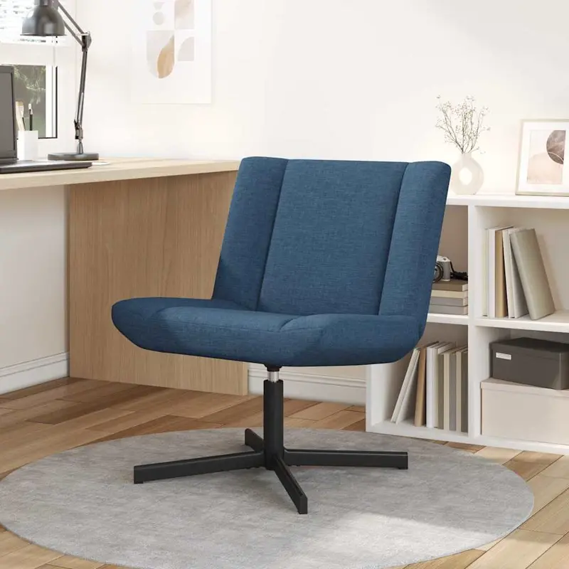 Silla giratoria Azul 63 x 75 x 76 cm tela