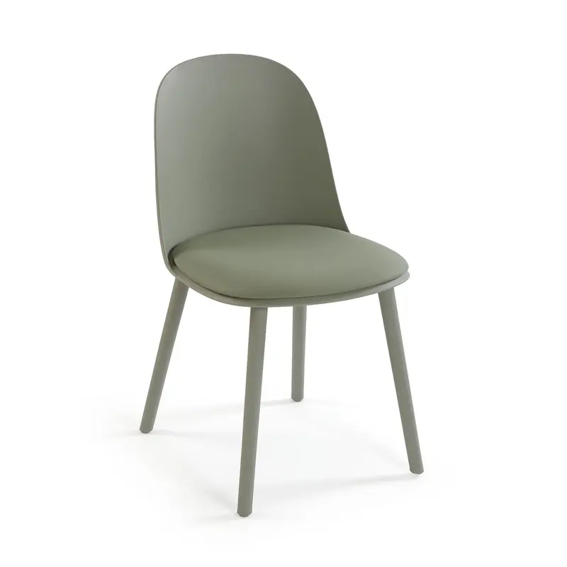SILLA MIZA EN COLOR VERDE GRISACEO