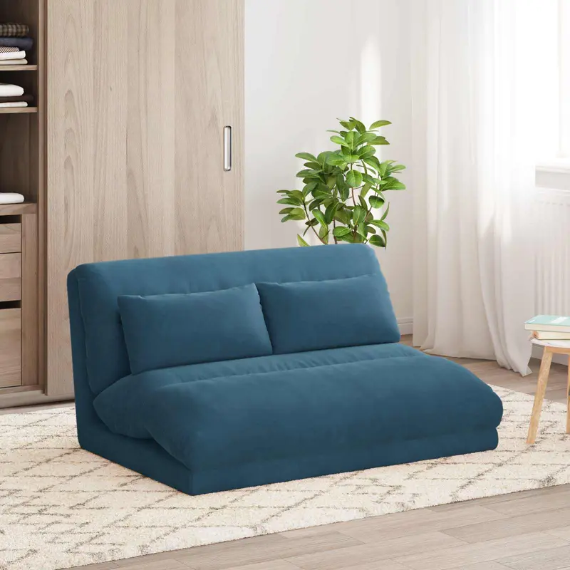 Sillón ajustable Azul Terciopelo