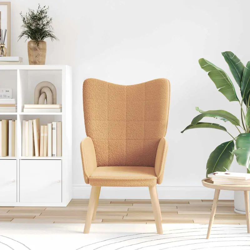 sillón Beige 62 x 67 x 95,5 cm Tela Sherpa