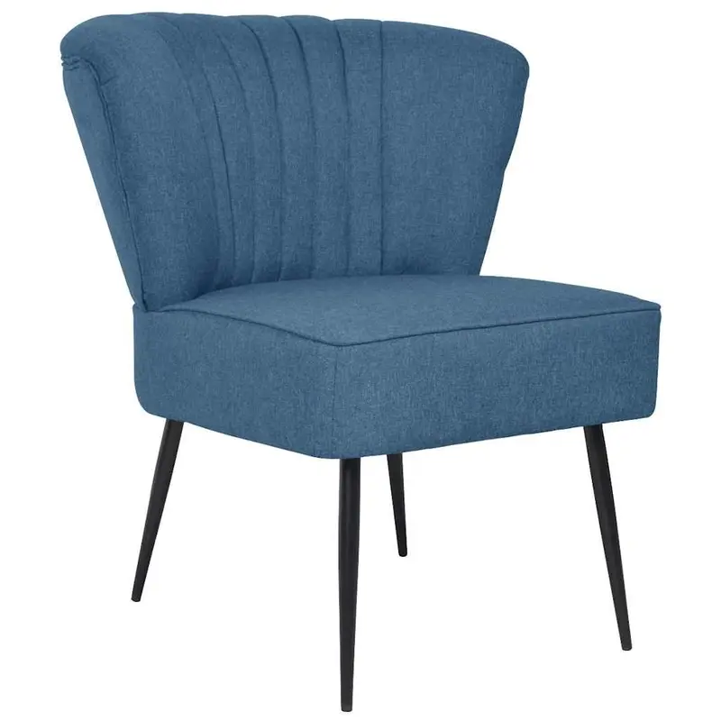 Sillón de cóctel tela azul