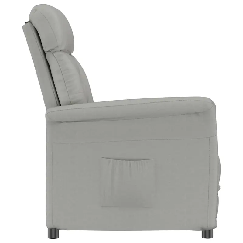 sillón Gris Claro Microfibra