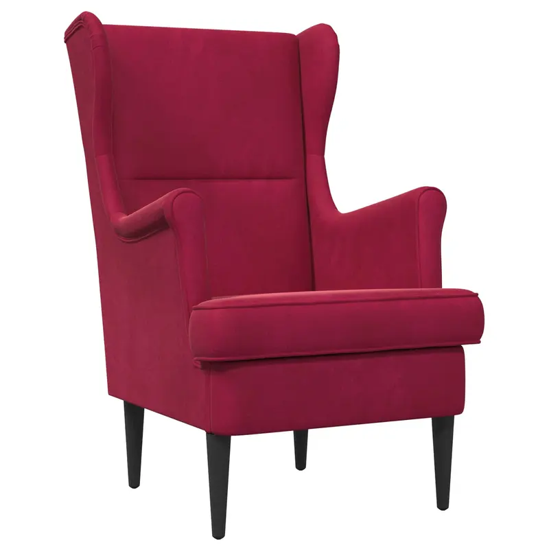 Sillón Rojo vino Terciopelo