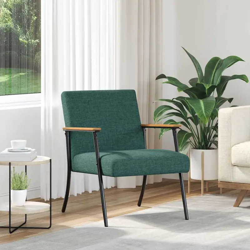 sillón Verde oscuro tela