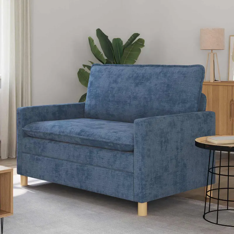 Sofá Azul 126 x 81 x 87,5 cm Poliéster