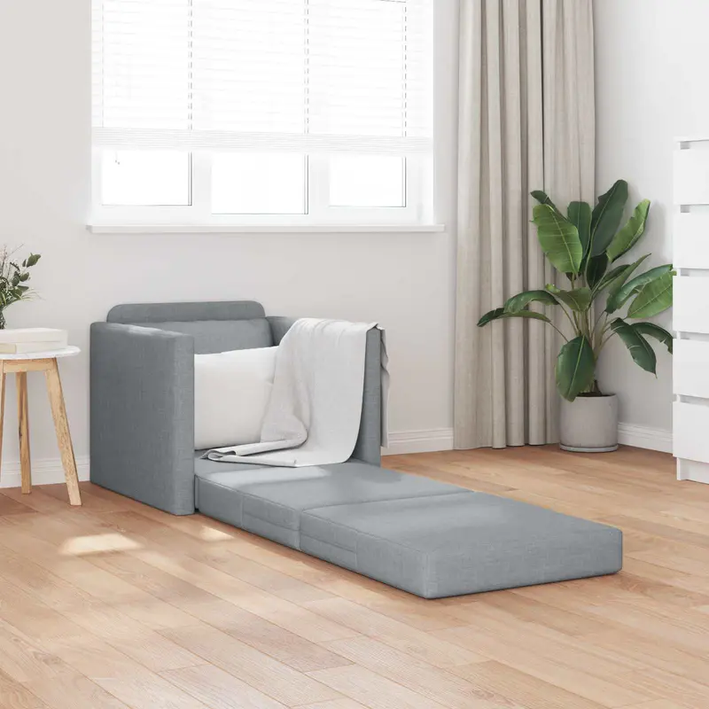 Sofá cama 60cm Gris Claro tela