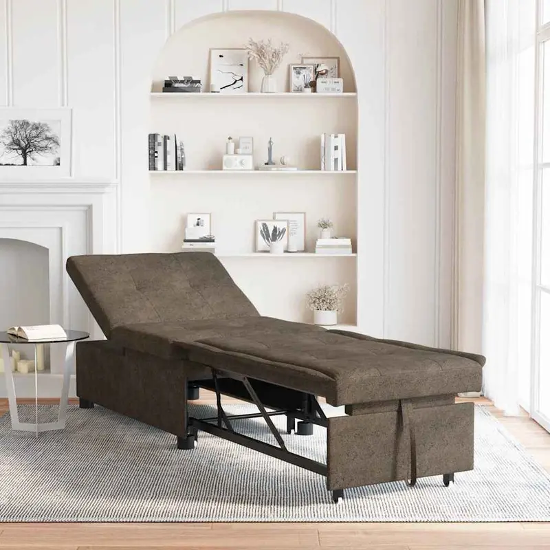 Sofá cama Gris oscuro 194 x 67 x 82 cm Tela Huahua