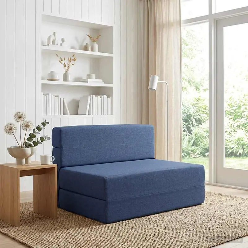 Sofá Cama Plegable Azul 70 x 72 x 60 cm Tela
