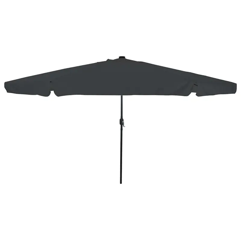 Sombrilla de jardín Antracita 395 x 395 x 245 cm Poliéster