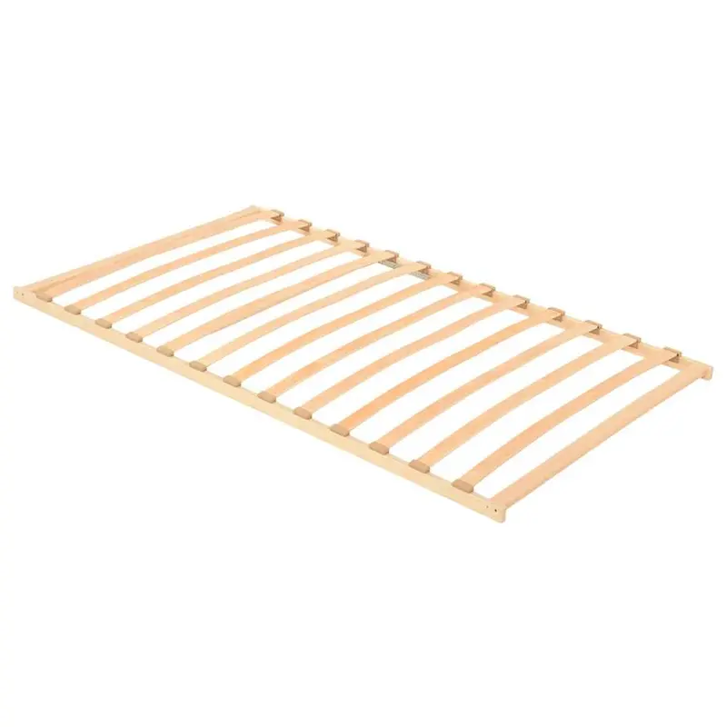 Somier de lamas Marrón 100 x 190 cm Madera de Haya Sólida