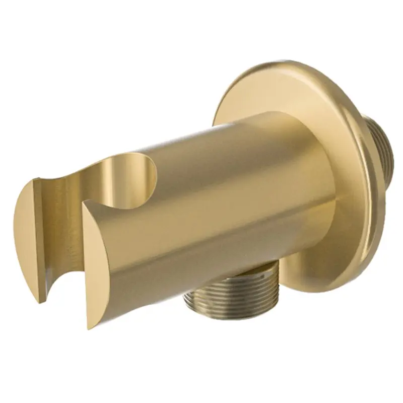 Soporte alcachofa de mano redondo dorado cepillado latón de alta calidad de Valaz