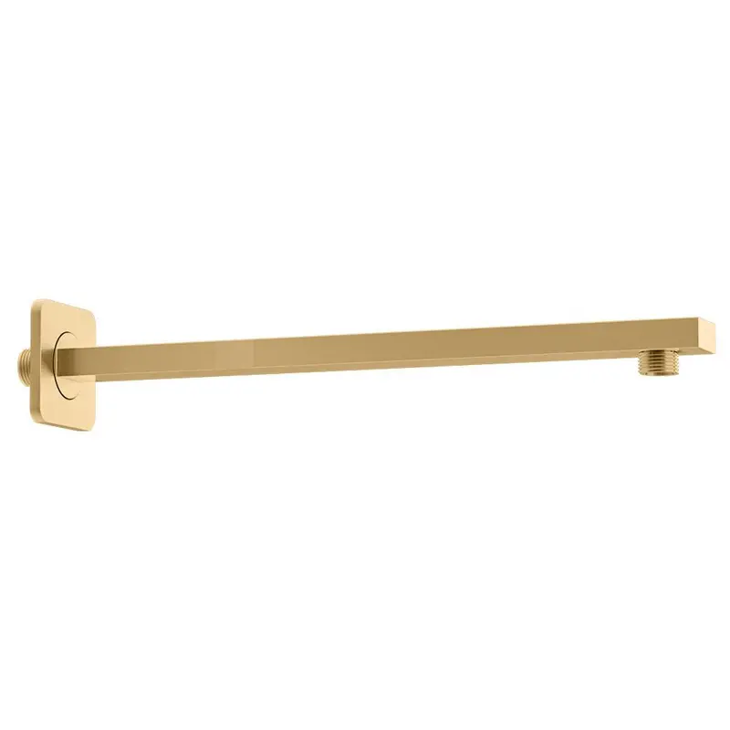 Soporte de pared cuadrado oro mate con protección PVD de Valaz
