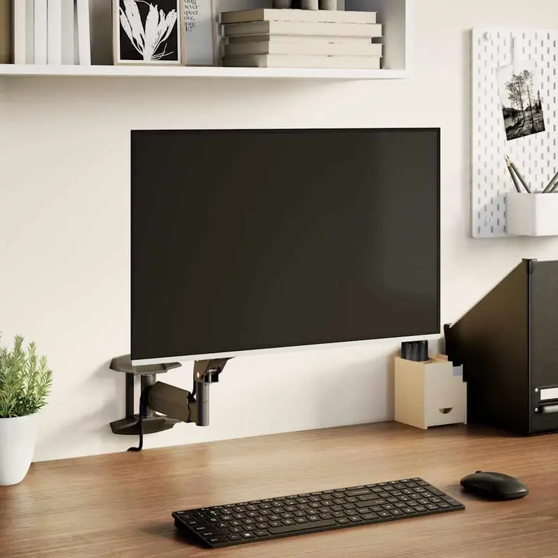 Soporte de pared para monitor máximo 27'' resorte de gas 10 kg