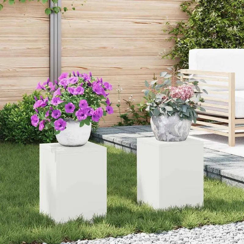 Soporte de plantas 2 pcs 24 x 24 x 35 cm Acero