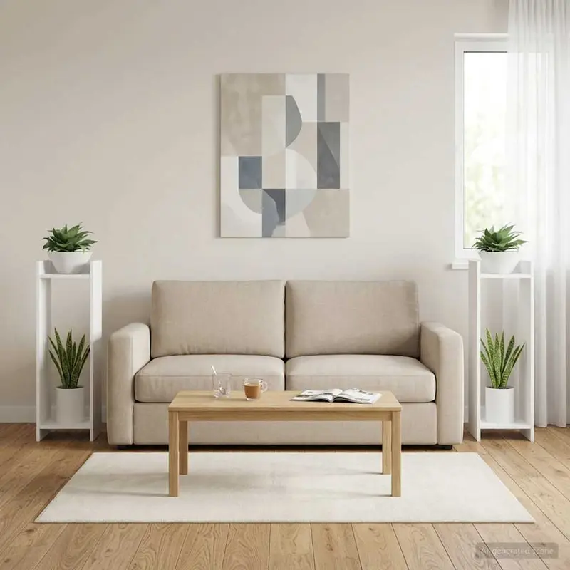Soporte de plantas 2 pcs 30 x 30 x 100 cm Madera de ingeniería