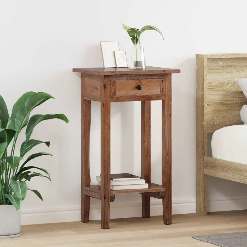 Soporte de plantas Marrón 34 x 25 x 52 cm Madera de Caoba