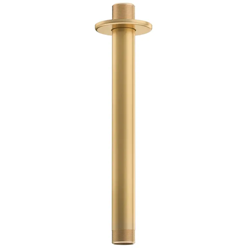 Soporte de techo redondo oro mate con protección PVD de Valaz