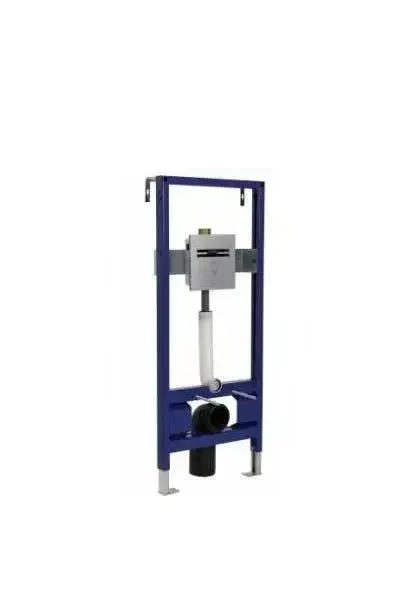 Soporte Metálico con Placa Pulsadora Doble Descarga Plan Unisan