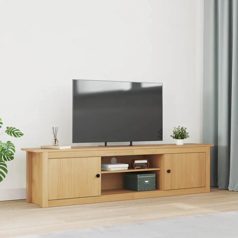 Soporte para TV HILL Marrón miel 158 x 40 x 39.5 cm Pino macizo