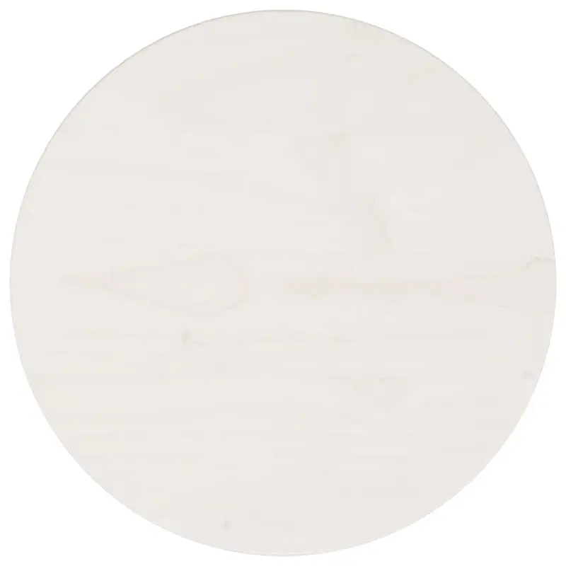Superficie de mesa madera maciza de pino blanco Ø30x2,5 cm