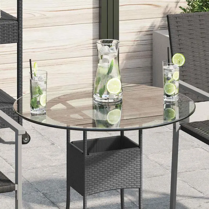 Tablero de mesa cristal templado redondo 600 mm