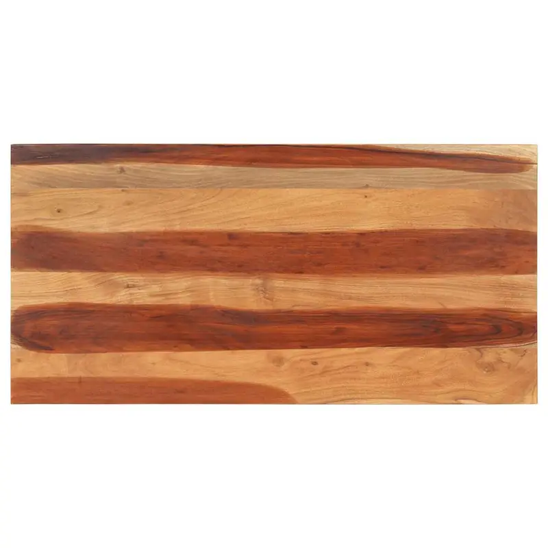 Tablero de mesa madera maciza de acacia 120x60x(2,5-2,7) cm