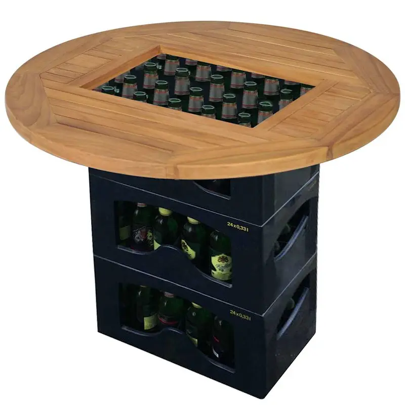 Tablero para caja de cerveza madera de teca 70 cm