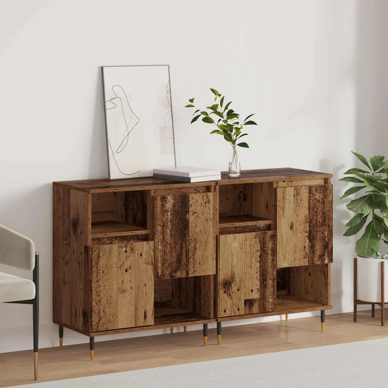 Tableros Lateral 2 pcs Madera vieja