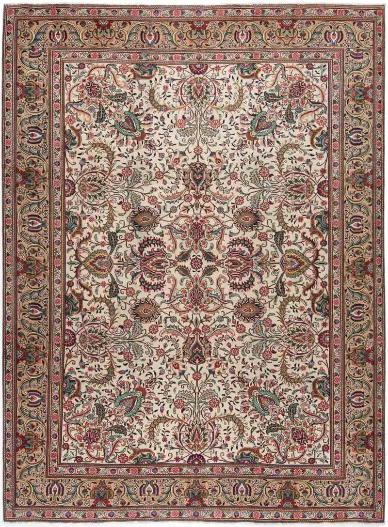 Tabriz Alfombra Persa | 361 x 263 cm