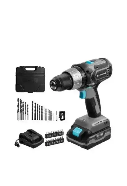 Taladro Atornillador con Perforador de batería y velocidad de 1800 rpm Perfect Drill 2020 x treme Cecotec