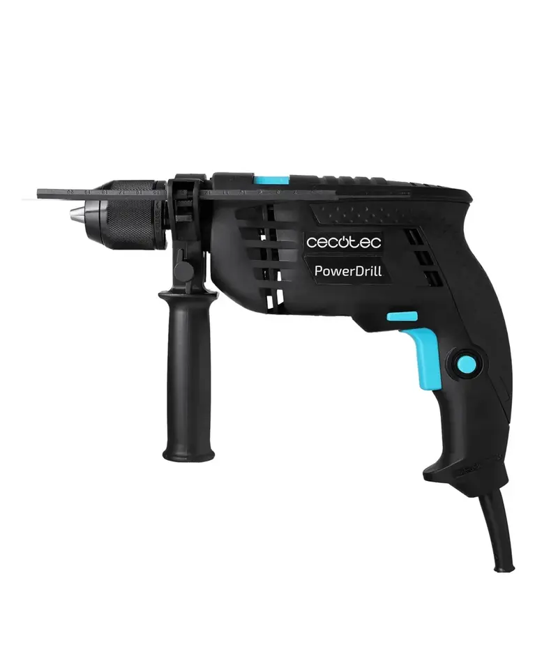 Taladro Eléctrico 850W con Percutor y Brocas, Ideal para Tareas Exigentes de Cecotec