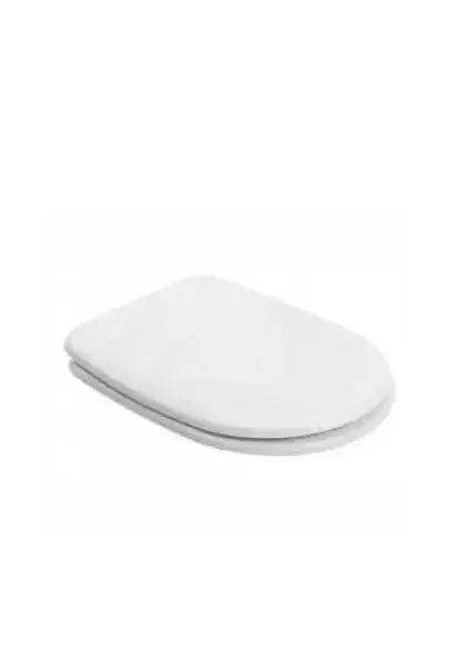 Tapa de Inodoro BENISSA Unisan – Asiento y Tapa con Caída Amortiguada, Thermoplast o Duroplast, Blanco o Pergamón