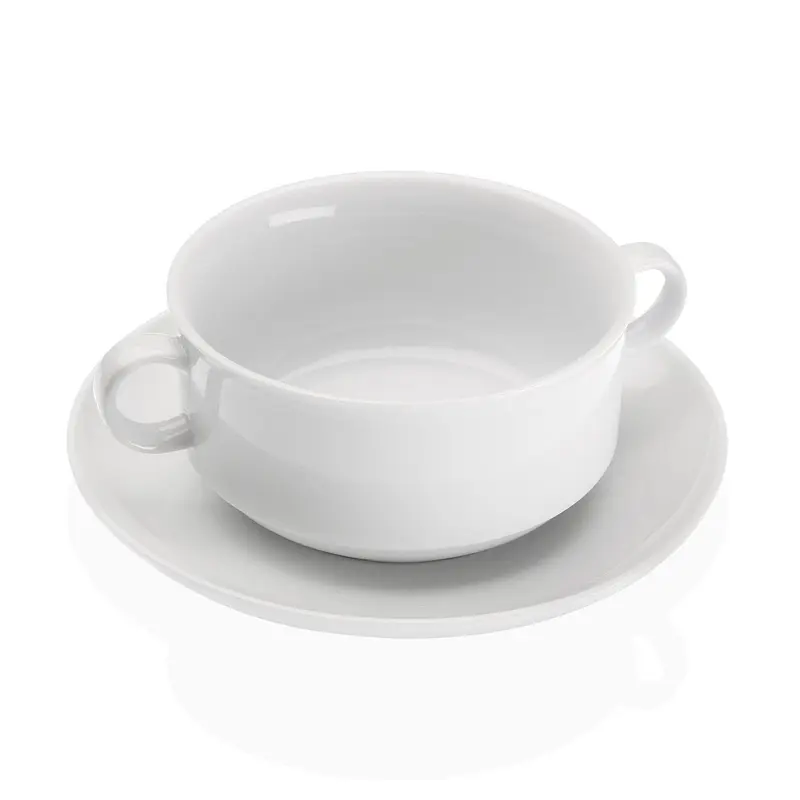TAZA DE CONSOME CON PLATO