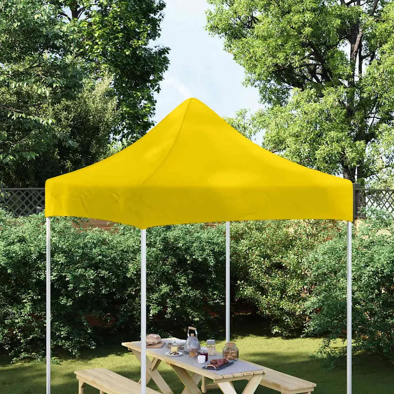 Techo de carpa para celebraciones amarillo 2x2 m 270 g/m²