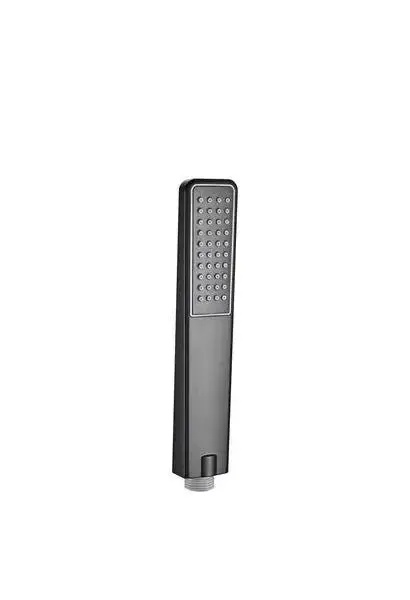 Teleducha rectangular de diseño ergonómico fabricado en ABS con un acabado negro de Imex