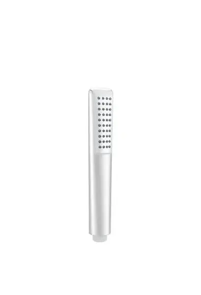 Teleducha redonda de diseño ergonómico fabricado en ABS con un acabado blanco mate de Imex