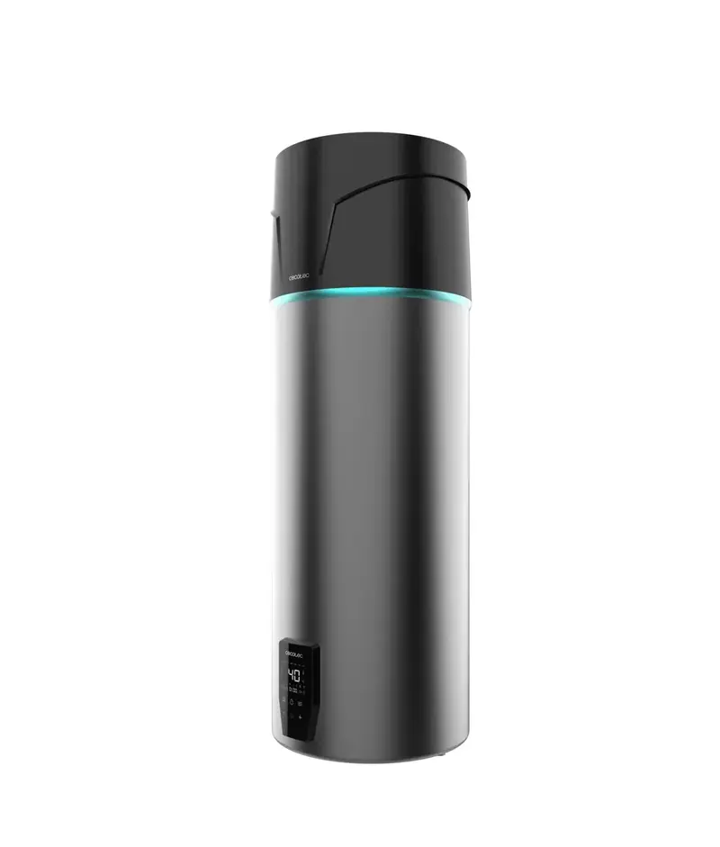 Termo AeroThermal 120L con Aerotermia Pantalla Táctil Control APP Energía Sostenible Clase A+ de Cecotec