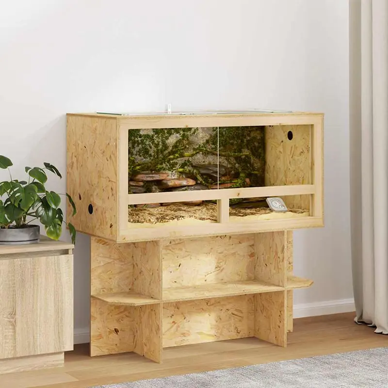 Terrario Marrón 100 x 50 x 50 cm OSB