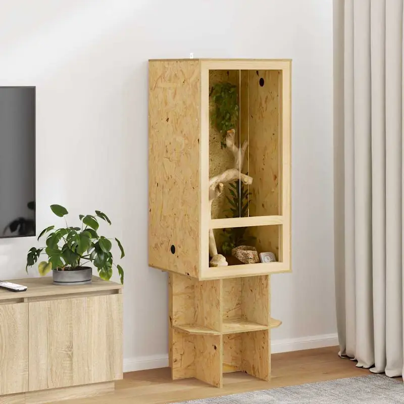 Terrario Marrón 50 x 50 x 100 cm OSB