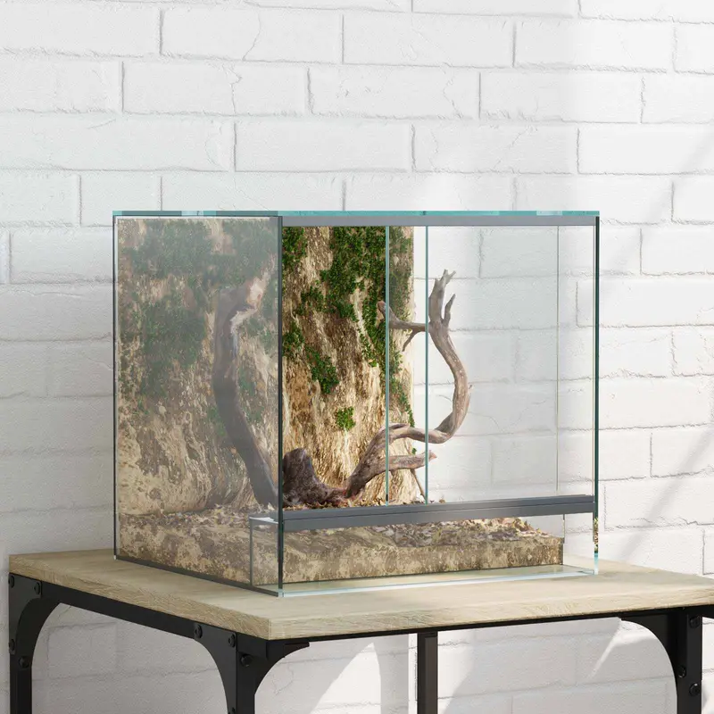 Terrario Transparente 30 x 30 x 30 cm Cristal
